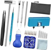 [ａ aternee] Watch Link Remover, Watch Link Removal Tool with Storage Bag, Multifunctional Watch Modification with 10 Spring Bar