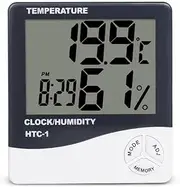 Digital Thermometer Hygrometer LCD Display Temperature Gauge Portable Smart Hygrometer for Indoor Outdoor for Home Room