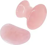 FOMIYES 2Pcs Jade Scraping Boards for Body Massage Home Massaging Tools for Face Neck Promote Fatigue Comfortable to Hold Easy to Use