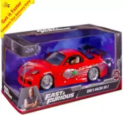 Fast & Furious Dom's Mazda RX-7 1:24 Diecast Model Car