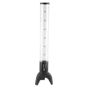 3L Beverage Dispenser with Removable Ice Tube and Three-Legged Beer Tap Tower