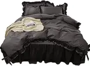 Lace 4 Piece Sheet Set ，Princess Wind Bed Skirt 1.5/1.8m /2m Bed Bedding Set Bed Comforter Set ，Luxury Bedroom Decor for 4 Seasons(Color 1,1.5m 2m)