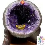 【恬芯晶品】JC13頂級烏拉圭紫晶洞3.71KG錢袋子(圓洞聚財招財貴人開運風水帝王紫水晶新居禮物新年新春)