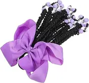 Happyyami Ponytail Hair Extension for Soft Hairpiece with Bowknot Easy to Wear DIY Hair Extensions for Daily Life Parties Dance Performances Color