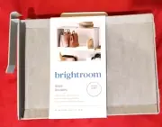 New Brightroom Light Gray Fabric Shelf Closet Dividers slide over Shelf 28.25L