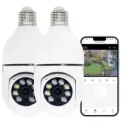 Light Bulb Camera - 360 Panoramic Wireless Wi-Fi Home Security Camera - 2.4GHz