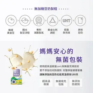 ✨台灣品牌 統一陽光無加糖豆奶 250ml 箱出 早餐飲品 豆奶 統一無糖豆漿 豆漿 豆奶 #丹丹悅生活