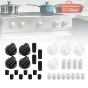 4x Gas Stove Knobs Portable Cooktop Control Knobs for Stoves Home Range Oven