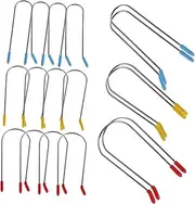 PACKOVE 24Pcs Hot Curler Clips Replacement Roller Clips for Shaped Hair Roller Pins for Home Salon Use Durable Comfortable Styling Tools