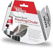 New Metro Design Pouring Chute Accessory, Fits Most Metal Stand Mixer Bowls, Baking is My Super Power