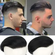 Ultra Thin Skin Men Toupee Hair System Human Hair Pieces Wig Slicked Back Topper