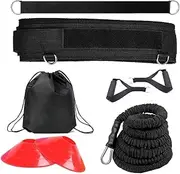 OYINDIZ Resistance Bungee Band Multi-Sport Resistance Training Kit Improve Speed Fitness Agility Power Strength Vertical Jumping Basketball Tennis Football