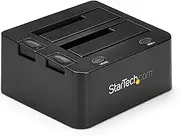 StarTech.com USB 3.0 Dual Hard Drive Docking Station with UASP for 2.5/3.5-Inch HDD/SSD SATA 6 Gbps (SDOCK2U33)