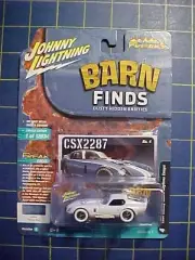 JOHNNY LIGHTNING BARN FINDS 1964 SHELBY COBRA DAYTONA WHITE LIGHTNING CHASE! NIP