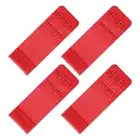 Bra Extender 2 Hook Elastic Extension Strap Plus Size Clip On Maternity Red 4X