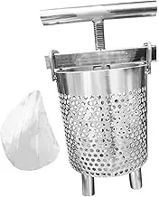 KiBcsLic Vegetable Stuffing Press, Stuffing Juicer, Vegetable Wringing and Dehydrating, Lemon Press for Cider Making at Home, 1.9L with Feet
