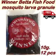 Winner Betta Fish Food granule Fish fighting Hi protein .10g x12