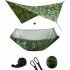Outdoor Daybed With Canopy Hammock Swing Stand Tree Hanging Tent Net Camping ✅⛳