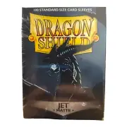 Dragon Shield Sleeves Matte JET - 100 Sleeves Standard -