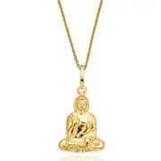 9ct Yellow Gold Buddha Pendant