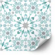 [Namly Design] Tiles Sticker - Blue / 24 pcs