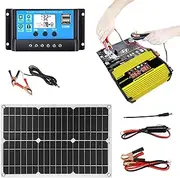 Solar Complete - Planet Model Kit, Portable Solar Toy | 18W 12V Solar Panel 300W Inverter Power Charger, Space Model Kit with 2 USB Ports and LE Display