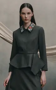 [Erdem] Peplum Wool Jacket
