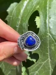 Lapis Lazuli Ring | Sterling Silver Size 10 S74
