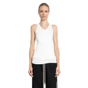 [RICK OWENS DRKSHDW] Porterville Doppio Ziggy Bananatank White