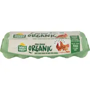 Sunny Queen 12 Extra Large Organic Free Range Eggs 700g