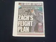 2021 MAY 1 NEW YORK DAILY NEWS NEWSPAPER - N.Y. JETS ZACH WILSON'S FLIGHT PLAN