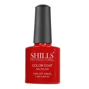 Shills Professional Color Code Gel Polish M25 Red (7.5ml)