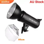 Godox SK300II 58W Photo Studio FlashHead with Reflector + 95cm Bowens Softbox