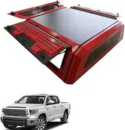 ALCYBD Pickup 4x4 5.5FT CAR Aluminum Prevent Dust and Water Manual Tonneau Truck Canopy Cover Compatible for F150 Compatible for Dodge Compatible for RAM Tundra Hardtop Topper