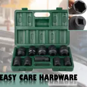 10 pc pcs 3/4" Deep Impact Socket Set 24 - 46 mm with Plastic Case