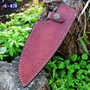 EDC GENUINE LEATHER KNIFE SHEATH HANDMADE SHEATH FIXED BLADE KNIFE Holster