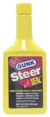 Gunk M1712 Steer Seal Power Steering Sealer, 12 Oz