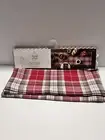 Christmas Holiday Plaid Table Runner 14X72 Red Green North Pole
