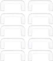 [Generic] Piercings Hider 10pcs Transparent Septum Rings Retainers U-Shaped Piercing Hider Flexible Acrylic Nose Ring Retainer Body Jewelry, normal