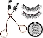 Magnets False Eyelashes,1 Pair Reusable Magnetic Lashes With Applicator - Magnetic Eyelashes With Applicator, Magnetic Eyelashes Kit, Reusable Magnetic Eyelashes Shwing
