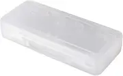 OSTENT Transparent 4 Cases Game Card Cartridge Holder for Nintendo Switch Color White