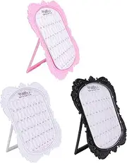 BATHVEVE 3pcs Nail Display Charts Durable Nail Color Boards for DIY Use Easy to Remove Tips for Reliable Display Racks