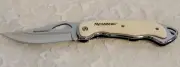 Mossberg Manual Opening Lock Folding Knife - Cream Handle 3" Blade Length