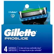 Gillette Proglide 4 Cartridges (5 Ultrasharp problades)