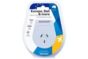 Jackson Travel Power Adaptor AUS NZ To Europe & Bali w USB Type A Type C