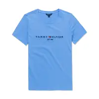 在飛比找Yahoo奇摩購物中心優惠-TOMMY 熱銷刺繡1985文字Logo圖案短袖T恤(女)-