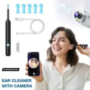 Wireless Smart Ear Cleaner with Camera HD Ear Otoscope Cleaning Kit Waterproof