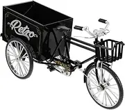 ULDIGI 1:10 Scale Vintage Tricycle Model Retro Desktop Craft for Adults Boys and Girls