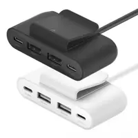 在飛比找PChome24h購物優惠-Belkin 貝爾金 BoostCharge 4孔電源擴充器