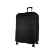 Pierre Cardin 80cm LARGE Hard Shell Case Luggage Bag 161L - Black